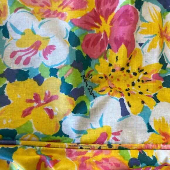 Vintage Ken Don waxed canvas tote bag. - Picture 2 of 6